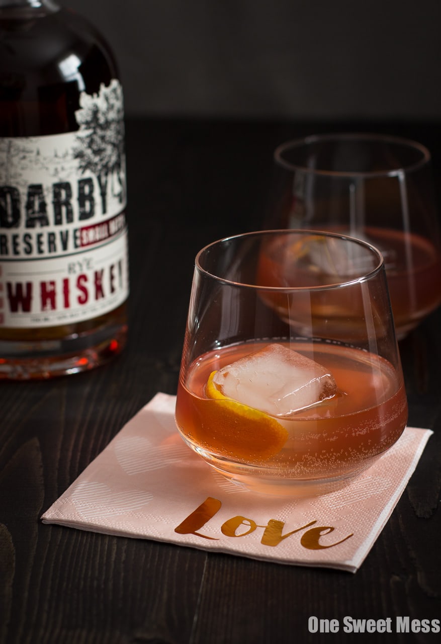 The Tiny Dancer Cocktail: This fierce but delicate cocktail combines bourbon, Campari, and blood orange juice. 