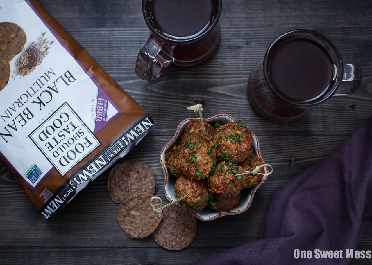 Spicy Chorizo Meatballs with Chipotle Barbecue Glaze
