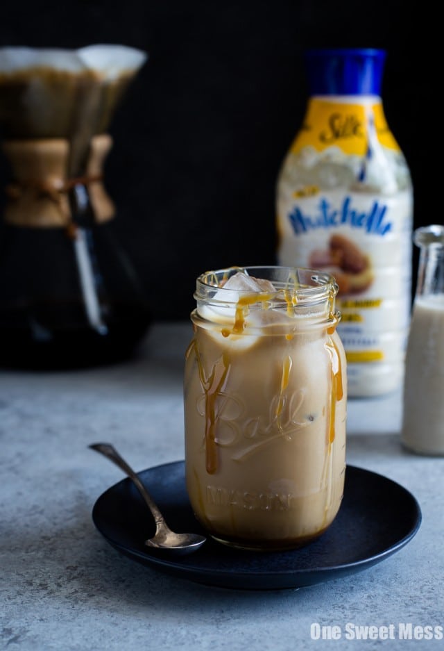 Spiked Salted Caramel Iced Coffee One Sweet Mess