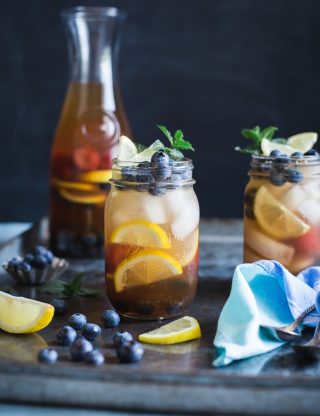 Blueberry Sweet Tea Lemonade Sangria