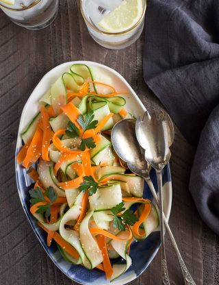 Shaved Cucumber & Carrot Salad