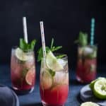 Pineapple Cranberry Mojito