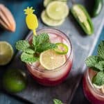 Cranberry Pineapple Jalapeno Margaritas