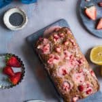 Strawberry Lemon Poppy Seed Bread