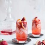 Strawberry Campari Gin Spritz