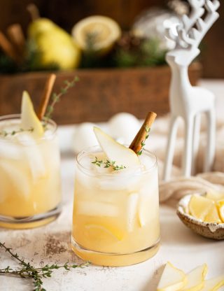 Spiced Pear Gin & Tonic