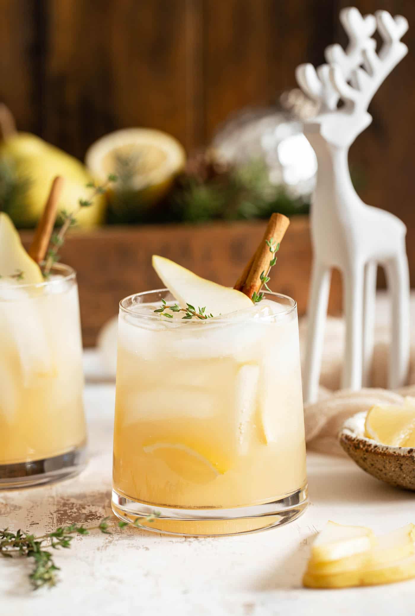 Spiced Pear Gin & Tonic One Sweet Mess